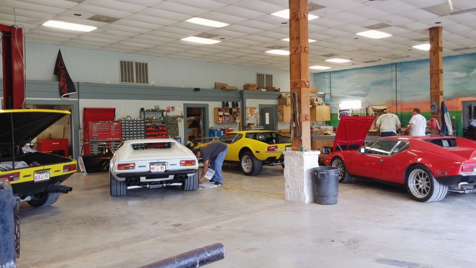 cars in shop